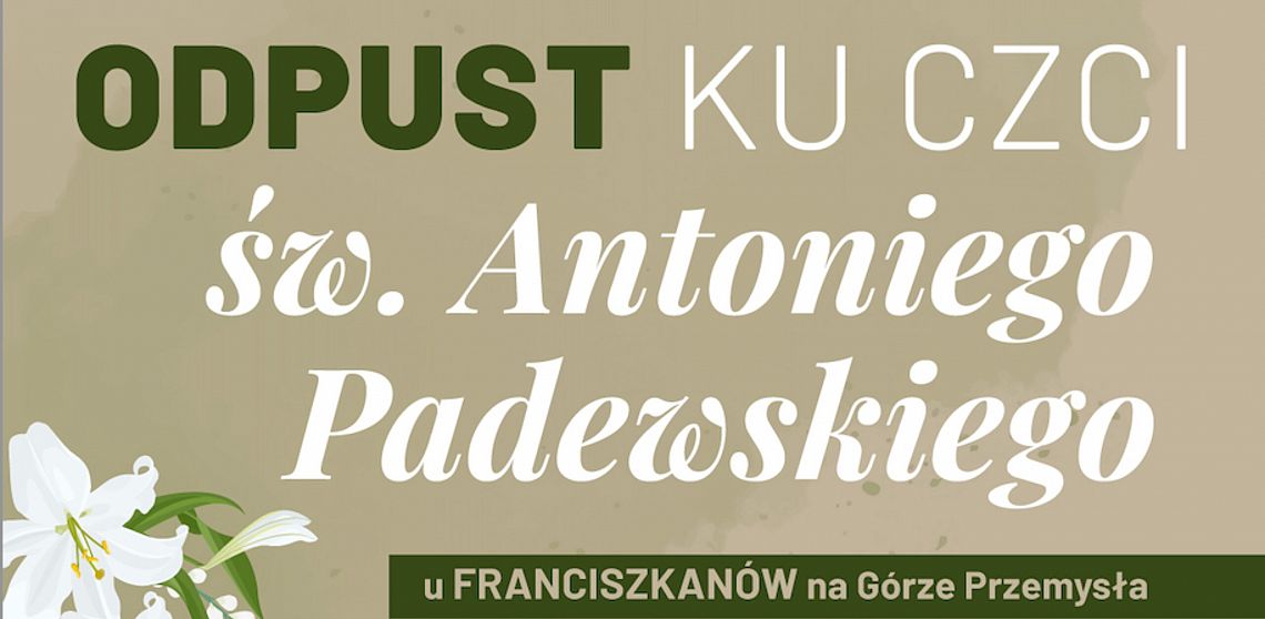 Odpust ku czci św. Antoniego grafika