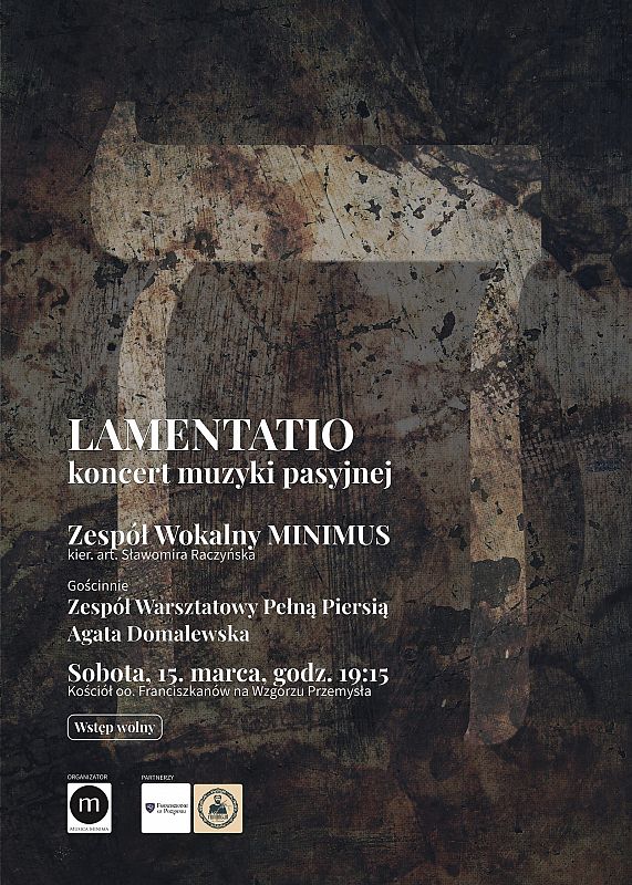 Koncert muzyki pasyjnej - LAMENTATIO grafika