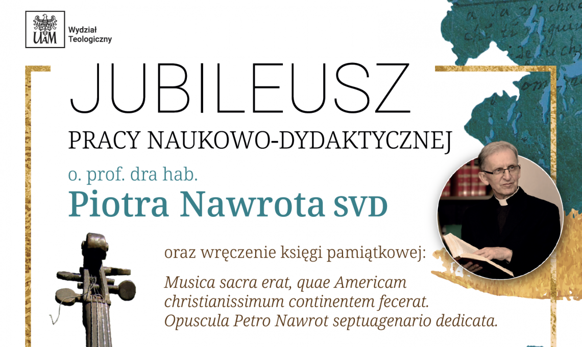 Jubileusz o. Piotra Nawrota SVD grafika