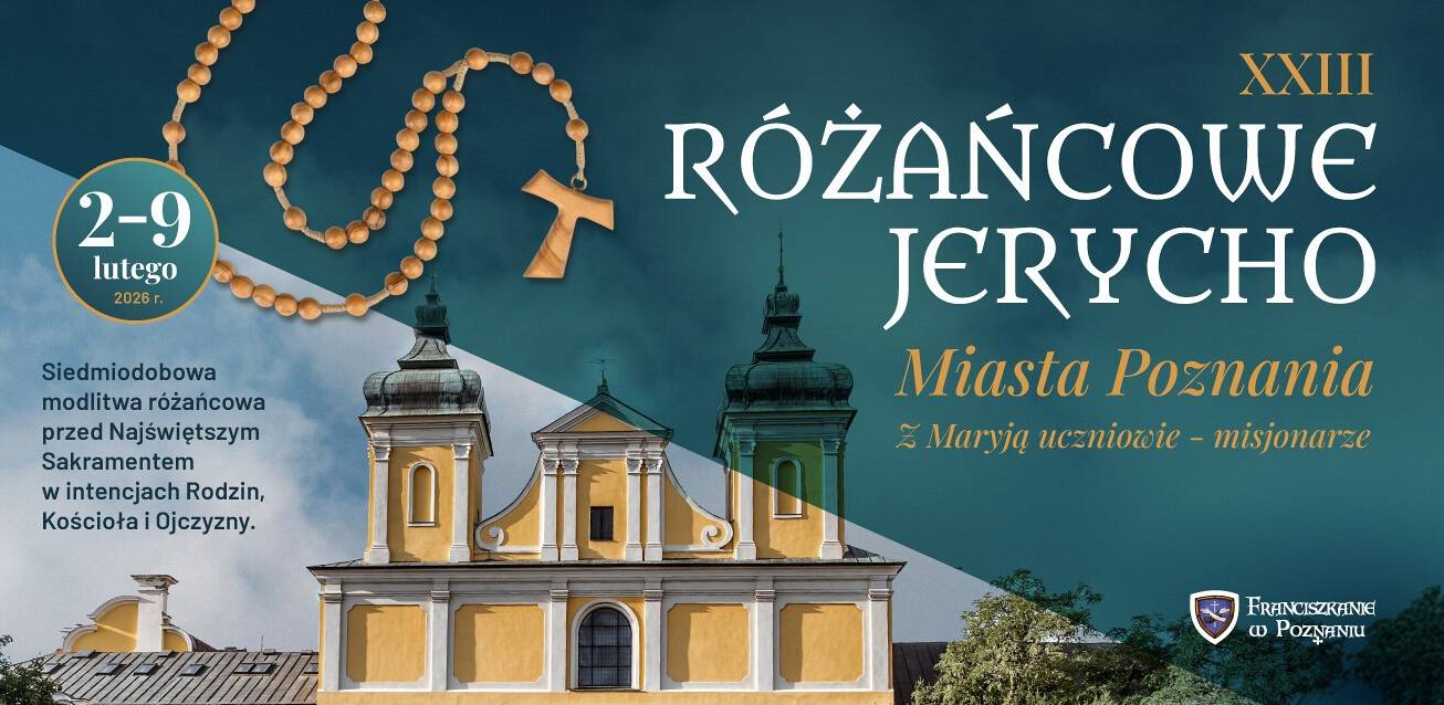 Grafika XXIII Różańcowe Jerycho miasta Poznania