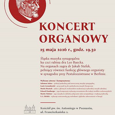 Koncert organowy i Konferencja grafika