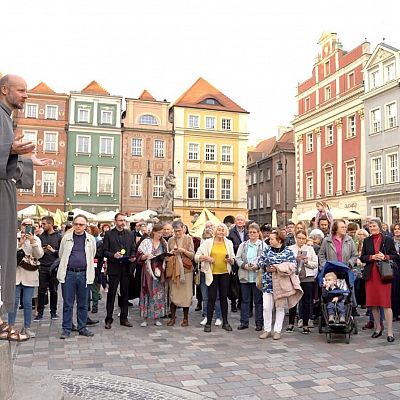 800-lecie chwalebnej śmierci św. Franciszka, Transitus w Poznaniu grafika