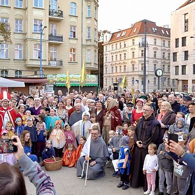 800-lecie chwalebnej śmierci św. Franciszka, Transitus w Poznaniu grafika